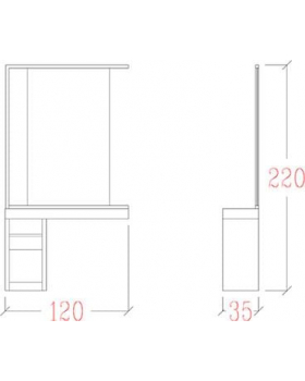 Двойное рабочее место мастера "Blues"