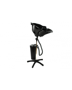 Мойка парикмахерская передвижная пластиковая черная