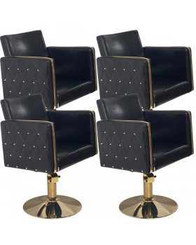 Парикмахерский комплект кресел "Голдиум Блэк З"