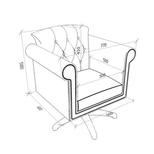 Парикмахерское кресло "Demure"