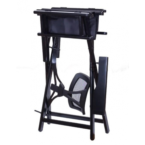 Алюминиевый стул визажиста-бровиста с подголовником