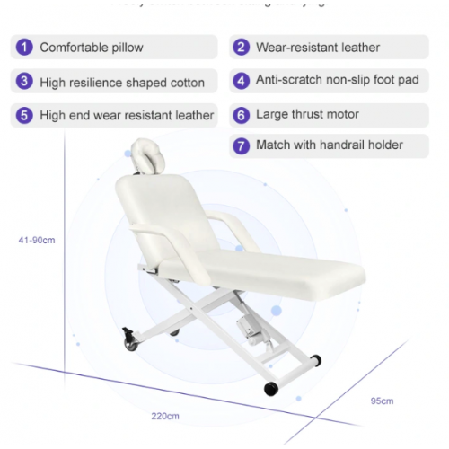 Массажная кушетка "HZ-3336A" 2 мотора
