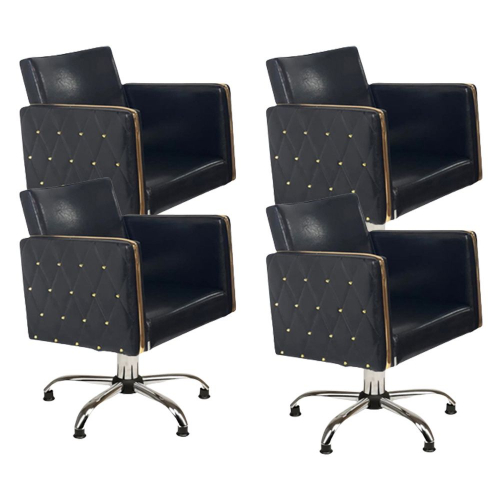 Парикмахерское кресло "Голдиум Блэк П"