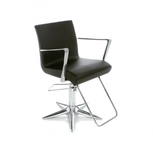 Кресло парикмахерское "Aluotis Ecoblack"