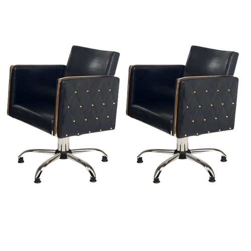 Парикмахерский комплект кресел "Голдиум Блэк П"