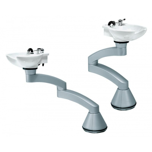 Мойка парикмахерская "SWING PLUS" - белая раковина