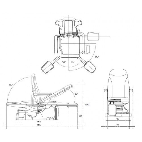 Кресло педикюрное "PODO BRUSO"