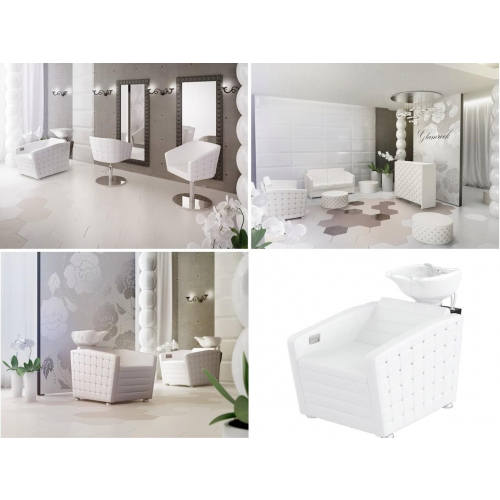 Мужское зеркало барбер "Гламрок" (с полкой)