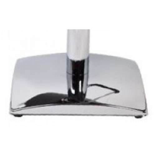 Диск для кресла парикмахерского квадратный хром