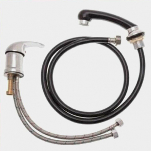 Парикмахерская средняя раковина SUN&SPA "ГАММА" черная + ПОЛНЫЙ КОМПЛЕКТ